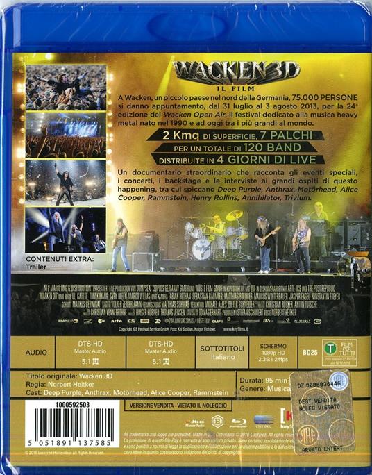 Wacken 3D di Norbert Heitker - Blu-ray - 2