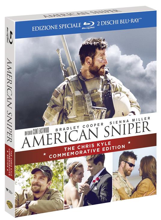 American Sniper (Commemorative Edition)<span>.</span> Commemorative Edition di Clint Eastwood - Blu-ray - 2