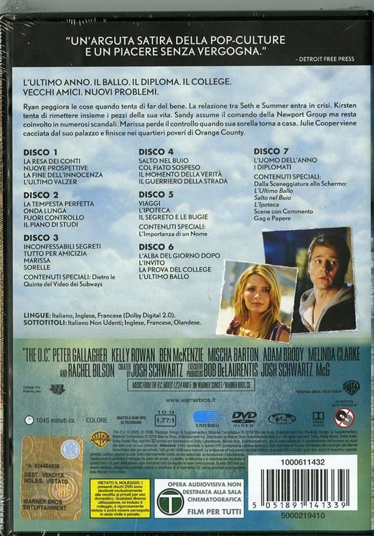 The O.C. Stagione 3 (7 DVD) di Josh Schwartz - DVD - 2