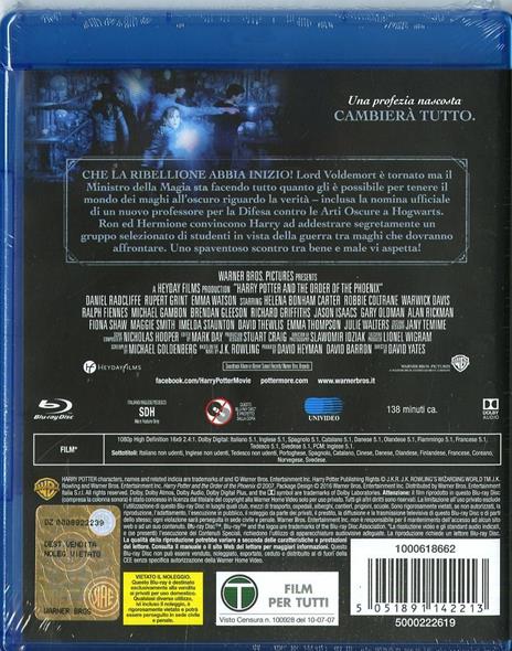 Harry Potter e l'ordine della Fenice (Edizione Speciale) di David Yates - Blu-ray - 3