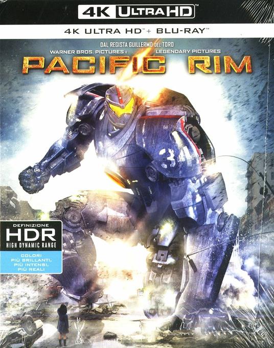 Pacific Rim (Blu-ray + Blu-ray 4K Ultra HD) di Guillermo Del Toro - Blu-ray + Blu-ray Ultra HD 4K