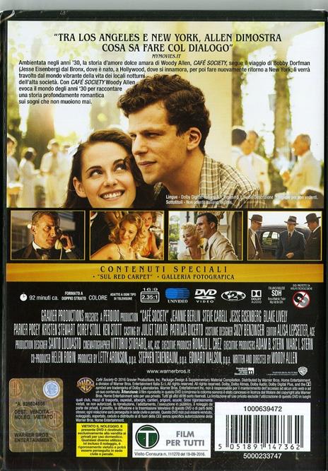 Café Society di Woody Allen - DVD - 10