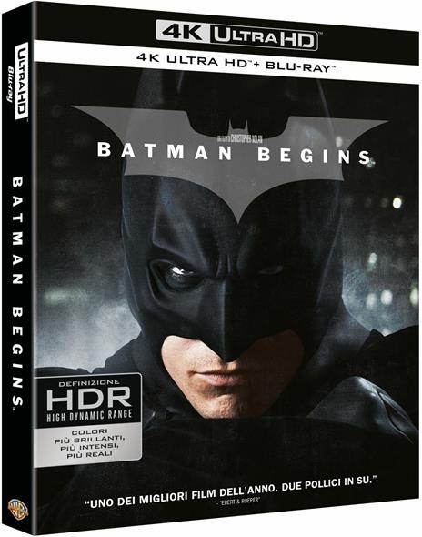 Batman Begins (Blu-ray + Blu-ray 4K Ultra HD) - Blu-ray + Blu-ray Ultra HD  4K - Film di Christopher Nolan Fantasy e fantascienza | Feltrinelli