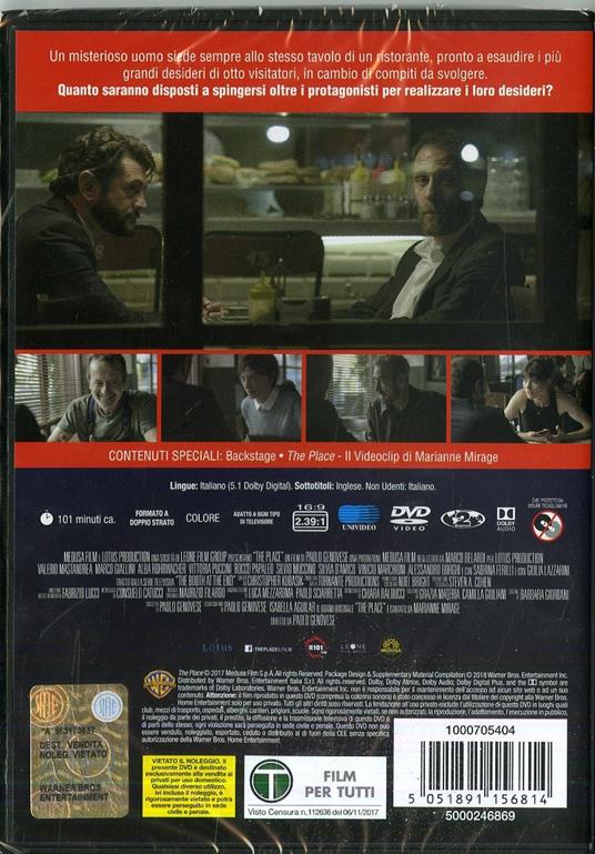 The Place (DVD) di Paolo Genovese - DVD - 2