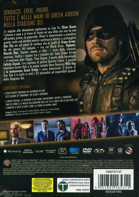 Arrow. Stagione 6. Serie TV ita (5 DVD) di James Bamford,Michael Schultz,Wendey Stanzler,Jesse Warn - DVD - 2