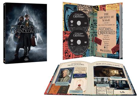 Animali fantastici: I crimini di Grindelwald. Digibook (DVD+ Blu-ray) di David Yates - DVD + Blu-ray - 2