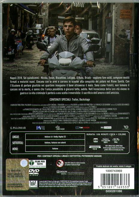 La paranza dei bambini (DVD) di Claudio Giovannesi - DVD - 2