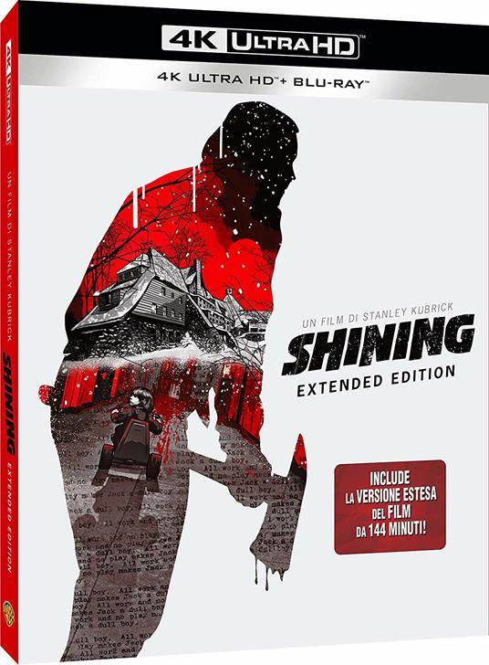 Shining Extended Edition (Blu-ray + Blu-ray Ultra HD 4K) di Stanley Kubrick - Blu-ray + Blu-ray Ultra HD 4K - 2