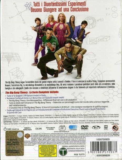 The Big Bang Theory. Serie completa. Stagioni 1-12. Serie TV ita (37 DVD) -  DVD - Film di Mark Cendrowski , Peter Chakos Commedia | laFeltrinelli
