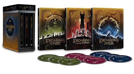 Signore degli anelli. La Trilogia. Con Steelbook (9 Blu-ray Ultra HD 4K) -  Blu-ray Ultra HD 4K - Film di Peter Jackson Fantasy e fantascienza |  Feltrinelli