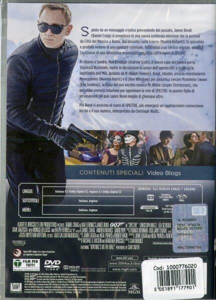 007 Spectre (DVD) - DVD - Film di Sam Mendes Giallo | laFeltrinelli
