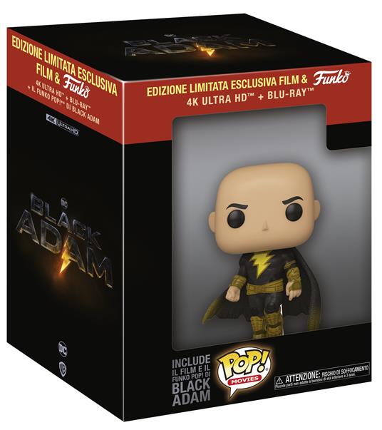 Black Adam. Con Action Figure Funko (Blu-ray + Blu-ray Ultra HD 4K) di Jaume Collet-Serra - Blu-ray + Blu-ray Ultra HD 4K