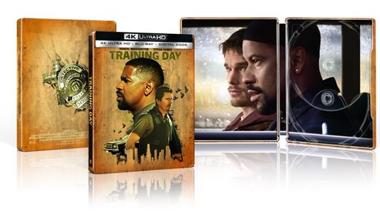 Training Day. Steelbook (Blu-ray + Blu-ray Ultra HD 4K) di Antoine Fuqua