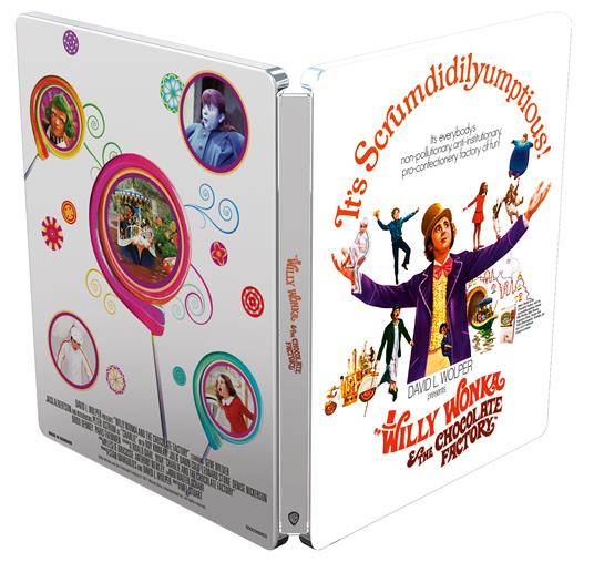 Willy Wonka e la fabbrica di cioccolato. Steelbook (Blu-ray + Blu-ray Ultra  HD 4K) - Blu-ray + Blu-ray Ultra HD 4K - Film di Mel Stuart Commedia 