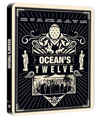Ocean's Twelve. Steelbook (Blu-ray + Blu-ray Ultra HD 4K) di Steven Soderbergh - Blu-ray + Blu-ray Ultra HD 4K