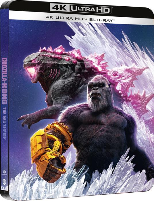 Godzilla e Kong. Il nuovo impero. Steelbook 1 (Blu-ray + Blu-ray Ultra HD 4K) di Adam Wingard - Blu-ray + Blu-ray Ultra HD 4K