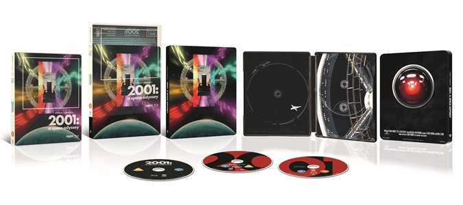 Film 2001: Odissea nella spazio. Steelbook (Blu-ray + Blu-ray Ultra HD 4K) Stanley Kubrick