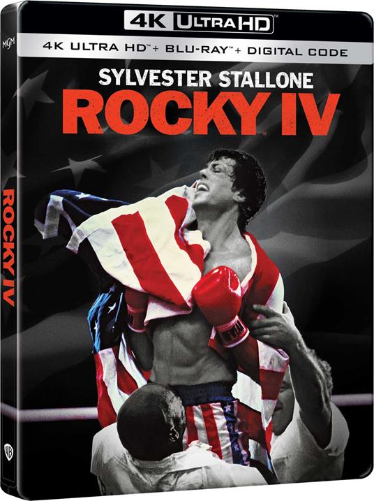 Rocky IV. Steelbook (Blu-ray + Blu-ray Ultra HD 4K) di Sylvester Stallone - Blu-ray + Blu-ray Ultra HD 4K