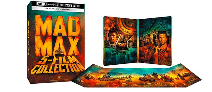 Film Mad Max. 5 Film Collection (2 Blu-ray + 6 Blu-ray Ultra HD 4K) George Miller