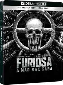 Film Furiosa. A Mad Max Saga. Black and Chrome Steelbook (Blu-ray + Blu-ray Ultra HD 4K) George Miller