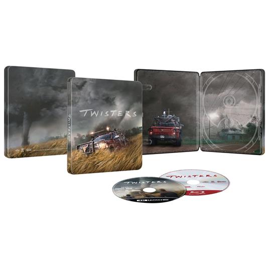 Twisters. Steelbook (Blu-ray + Blu-ray Ultra HD 4K) di Lee Isaac Chung - Blu-ray + Blu-ray Ultra HD 4K - 2