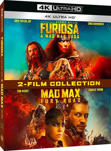 Mad Max 2 Film. Fury Road - Furiosa. A Mad Max Saga (Blu-ray + Blu-ray Ultra HD 4K) di George Miller