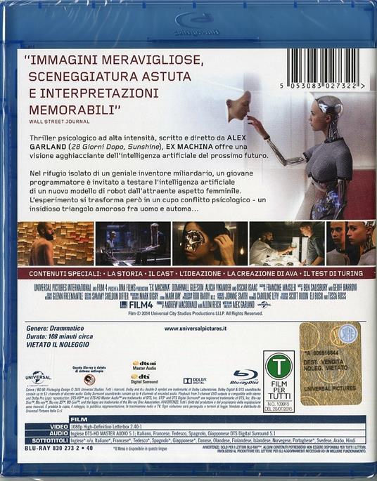 EX_Machina di Alex Garland - Blu-ray - 6