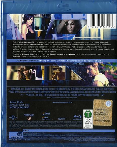 Il ragazzo della porta accanto di Rob Cohen - Blu-ray - 2