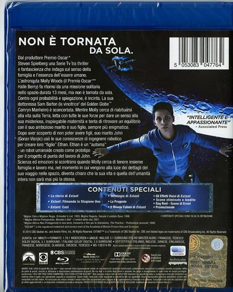 Extant. Stagione 1 di Dan Lerner,Kevin Dowling,Christine Moore - Blu-ray - 2