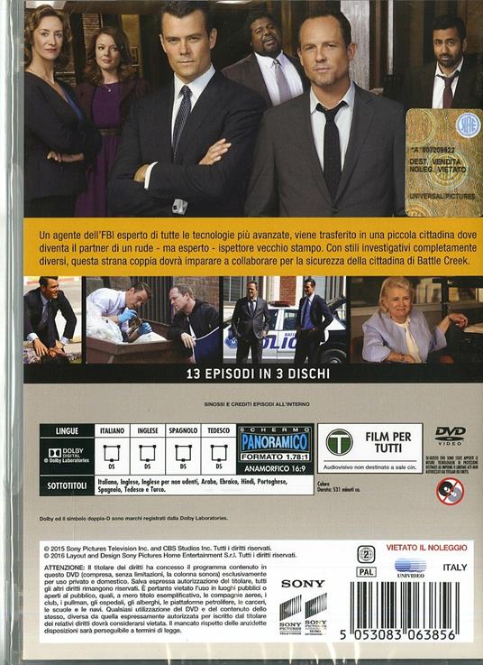 Battle Creek. Stagione 1 (3 DVD) di Andrew Bernstein,Daniel Attias,Colin Bucksey - DVD - 2