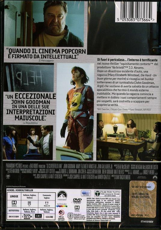 10 Cloverfield Lane di Dan Trachtenberg - DVD - 4