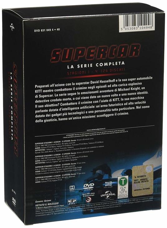 Supercar. La serie completa. Serie TV ita (26 DVD) - DVD - Film di Winrich  Kolbe , Georg Fenady Avventura | laFeltrinelli
