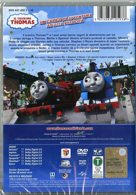 Il trenino Thomas. A tutto vapore di David Stoten - DVD - 2