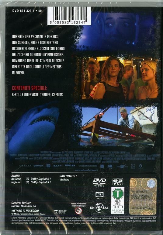 47 metri (DVD) di Johannes Roberts - DVD - 2