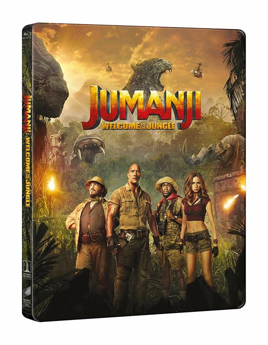 Jumanji. Benvenuti nella giungla. Con Steelbook (Blu-ray) di Jake Kasdan - Blu-ray