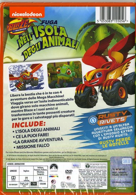 Blaze e le mega macchine: Fuga nell'isola degli animali (DVD) - DVD - 2