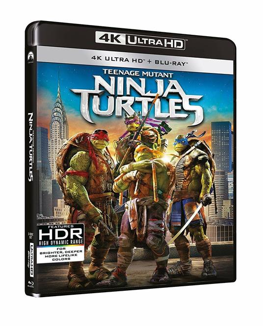 Tartarughe Ninja (Blu-ray + Blu-ray Ultra HD 4K) - Blu-ray + Blu-ray Ultra  HD 4K - Film di Jonathan Liebesman Avventura | laFeltrinelli
