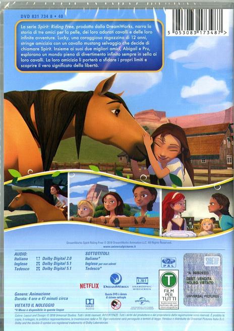 Spirit. Avventure in libertà. Stagione 1 (DVD) di Josh Taback,Julia Fitzmaurice,Beth Sleven - DVD - 2