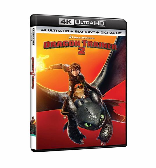 Dragon Trainer 2 (Blu-ray + Blu-ray 4K Ultra HD) - Blu-ray + Blu-ray Ultra  HD 4K - Film di Dean DeBlois , Chris Sanders Animazione