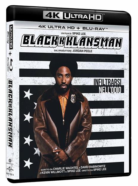 BlacKkKlansman (Blu-ray + Blu-ray 4K Ultra HD) di Spike Lee - Blu-ray + Blu-ray Ultra HD 4K