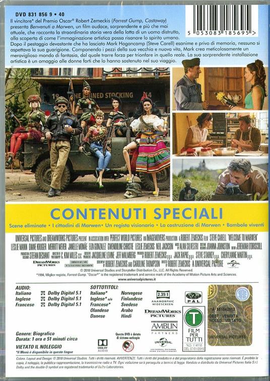 Welcome to Marwen (DVD) di Robert Zemeckis - DVD - 2