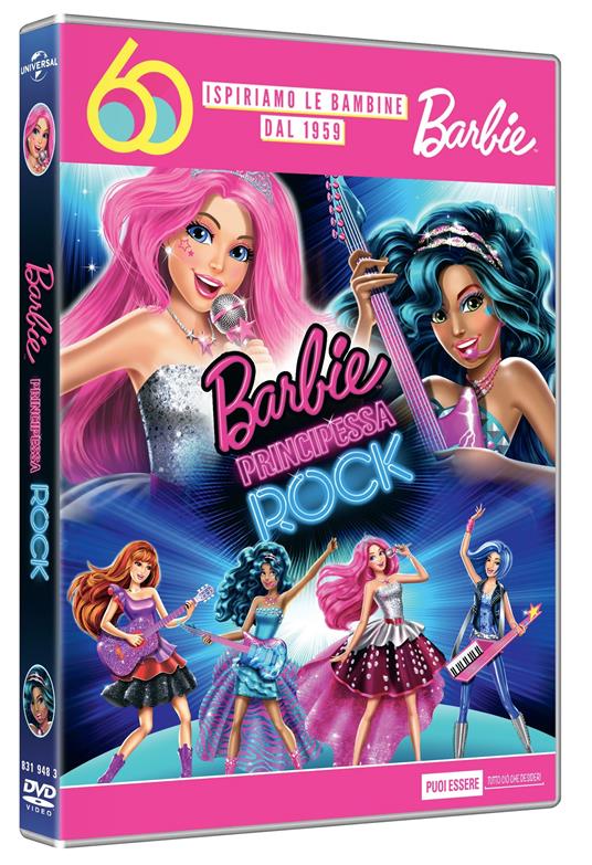 Barbie principessa Rock. Barbie cantante. Edizione 60° Anniversario (DVD) -  DVD - Film Animazione | laFeltrinelli