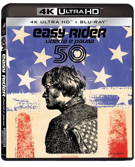 Easy Rider (Blu-ray + Blu-ray Ultra HD 4K) di Dennis Hopper - Blu-ray + Blu-ray Ultra HD 4K