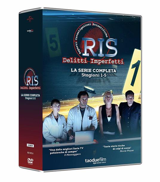 RIS Delitti imperfetti. Collezione Completa Stagione 1-5. Serie TV ita (23 DVD) di Alexis Cahill,Fabio Tagliavia,Francesco Miccichè,Pier Belloni,Marcantonio Graffeo - DVD