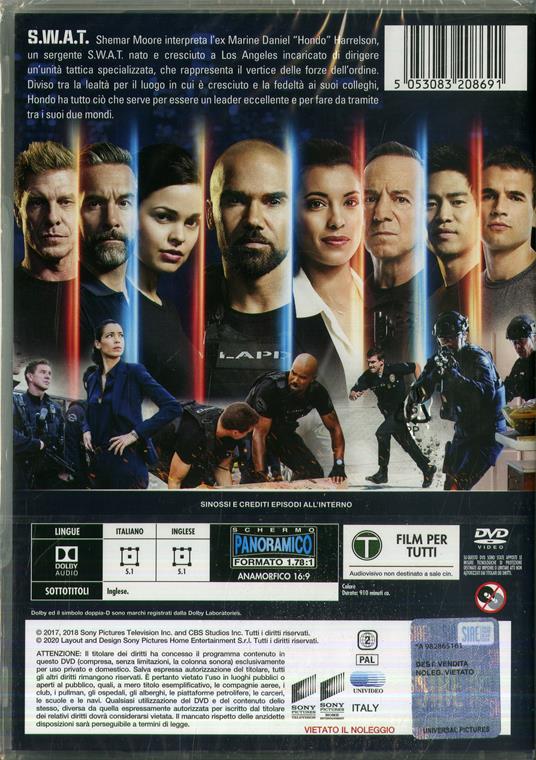 SWAT. Stagione 1. Serie TV ita (6 DVD) di Billy Gierhart,Guy Ferland,John F. Showalter - DVD - 2