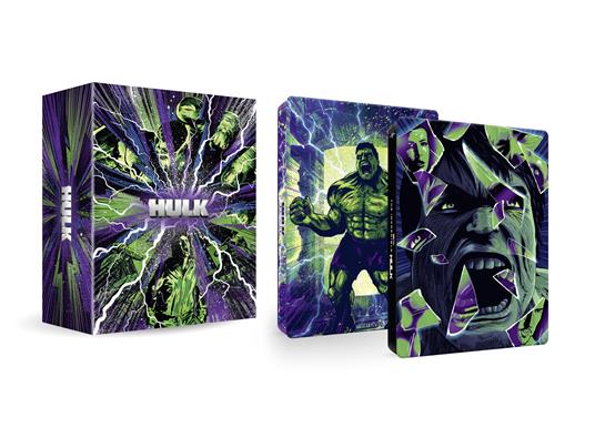 Hulk. Deluxe Collection. Con Steelbook (2 Blu-ray + 2 Blu-ray Ultra HD 4K) di Ang Lee,Louis Leterrier - 2