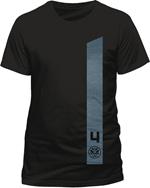 T-Shirt donna Hunger Games. Mockingjay Part One. District 4 Seal Black