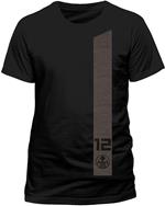 T-Shirt uomo Hunger Games. Mockingjay Part One. District 12 Seal Black