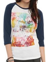 T-Shirt Baseball unisex Pierce the Veil. Watercolour Photo