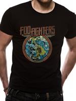 Foo Fighters - Globe (T-Shirt Unisex Tg. XL)